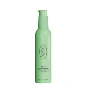 Dieux Baptism Gentle Foaming Facial Cleanser in sleek bottle, perfect for acne-prone skin and sensitive skin types